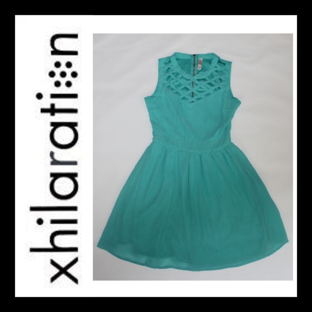 Xhilaration Turquoise Racerback Dress